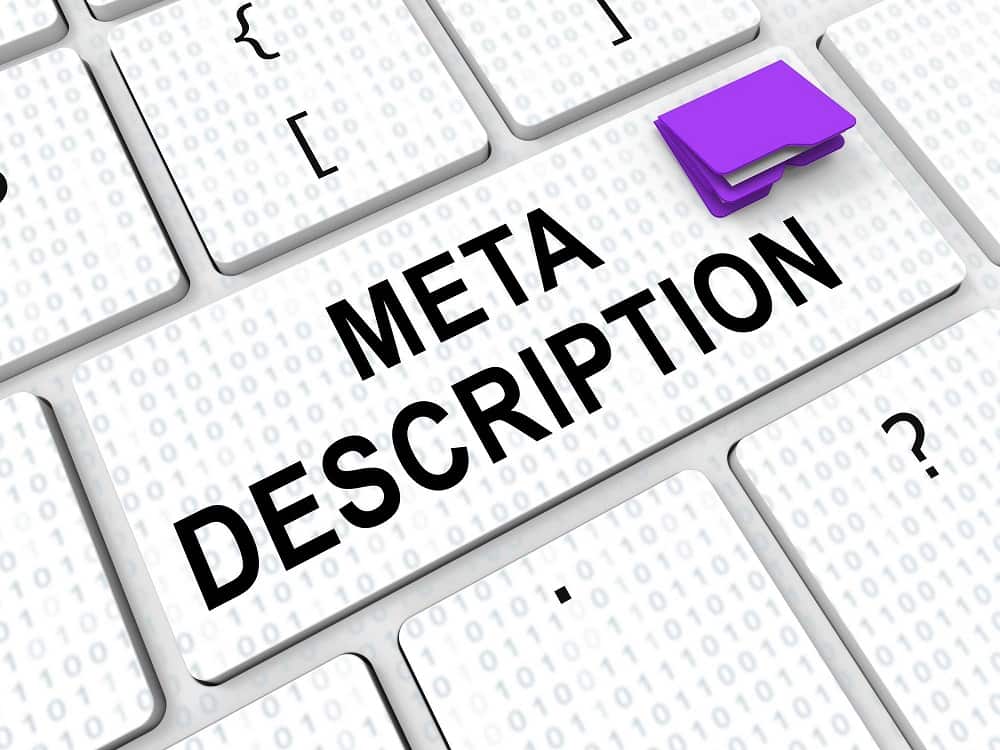 Balise meta description HTML affichée comme extrait sous le titre dans un résultat Google