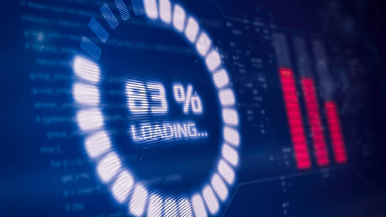 Chronomètre symbolisant la vitesse de chargement d'une page web et son impact SEO
